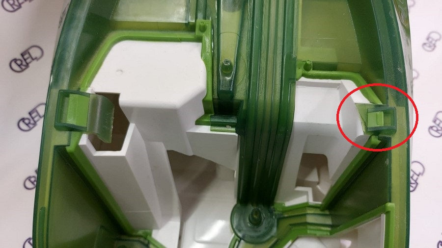 Base In Plastica Verde Completa Ferro Rowenta Compact Steam Usata