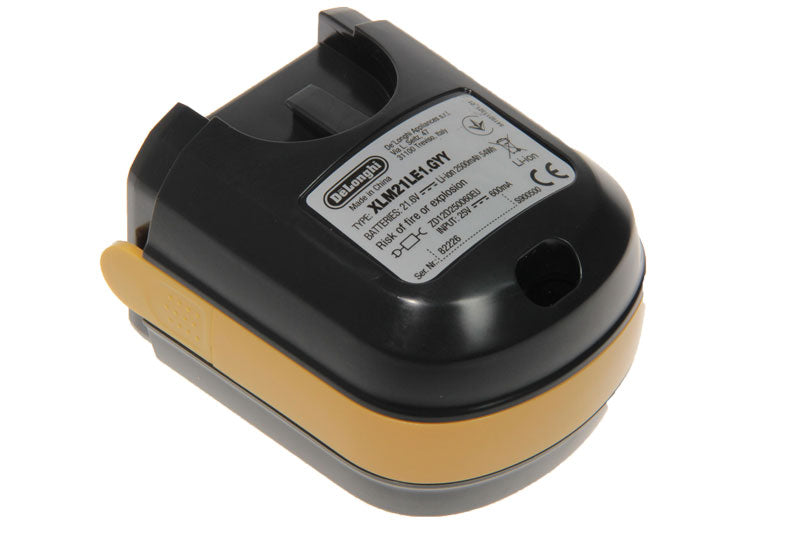 Batteria Grigio Giallo Scopa Cordless De Longhi Xlm 21 Le Spedizione Gratuita