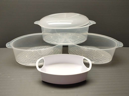 Kit Vaschette Complete Con Coperchio Vaporiera Russell Hobbs 19270-56
