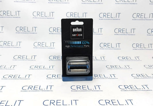 Blocco Lamina E Coltelli Cornice Argento Rasoio Braun Cooltec