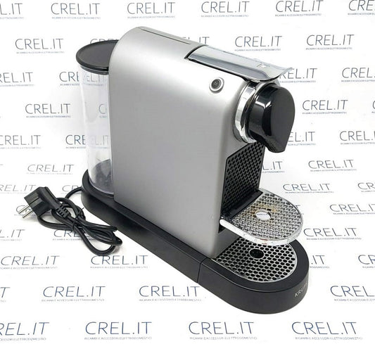 Macchina Da Caffè A Capsule Nespresso Krups Citiz Silver Xn740b Rigenerata Spedizione Gratuita