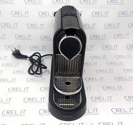 Macchina Da Caffè A Capsule Nespresso Krups Citiz Black Xn700510 Rigenerata Spedizione Gratuita