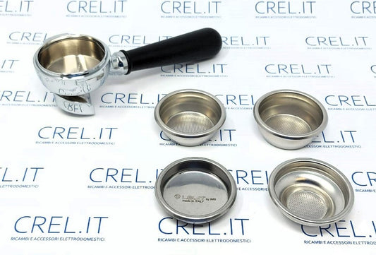Portafiltro 2 Vie Lelit58 Con Manico In Legno Di Noce Nero E Beccuccio Coffee Slide Lelit Pla582b Spedizione Gratuita
