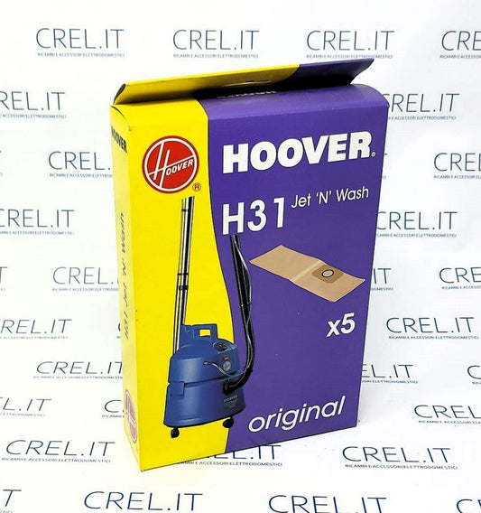5 Sacchi Polvere Hoover Jet 'n' Wash H31 09174350