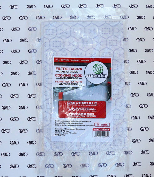 2 Filtri Cappa Con Rilevatore Di Saturazione 45x57