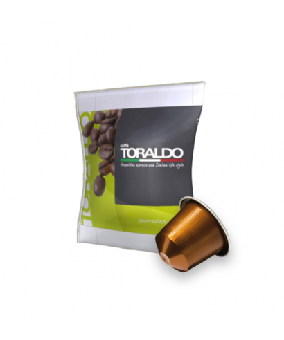 100 Capsule Compatibili Nespresso Caffè Toraldo Miscela Aromatica