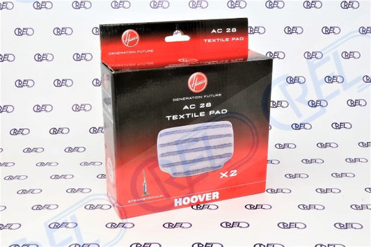 2 Panni Fibra Tecnica Scopa A Vapore Hoover Steam & Vacuum Ac28
