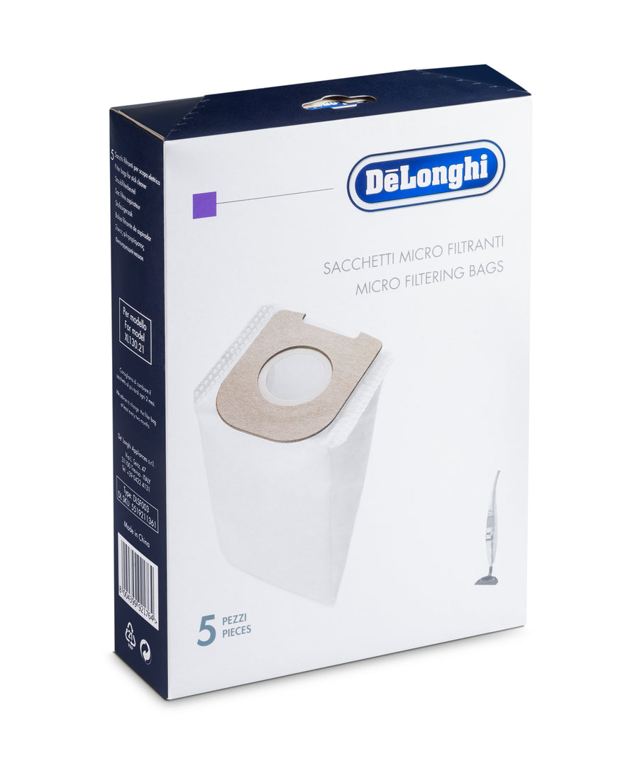 5 Sacchetti Filtranti De Longhi Dlsf003