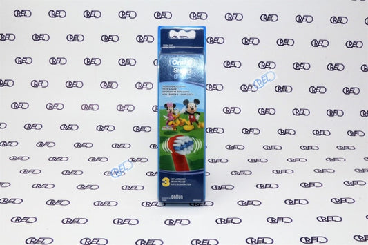 3 Testine Di Ricambio Braun Oral B Eb 10-3 Kids