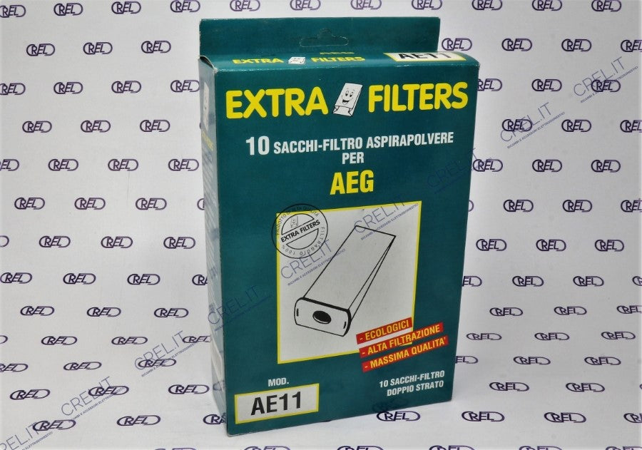 10 Sacchi Carta Extra Filter Aeg Vampyrette
