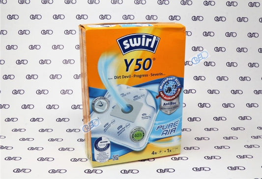 4 Sacchetti Microfibra Aspirapolvere Swirl Y50