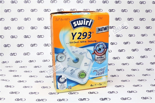 4 Sacchetti Microfibra Aspirapolvere Swirl Y293