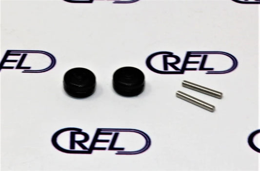 2 Rotelle + 2 Perni Scopa Rowenta Air Force 760 Flex Rh95